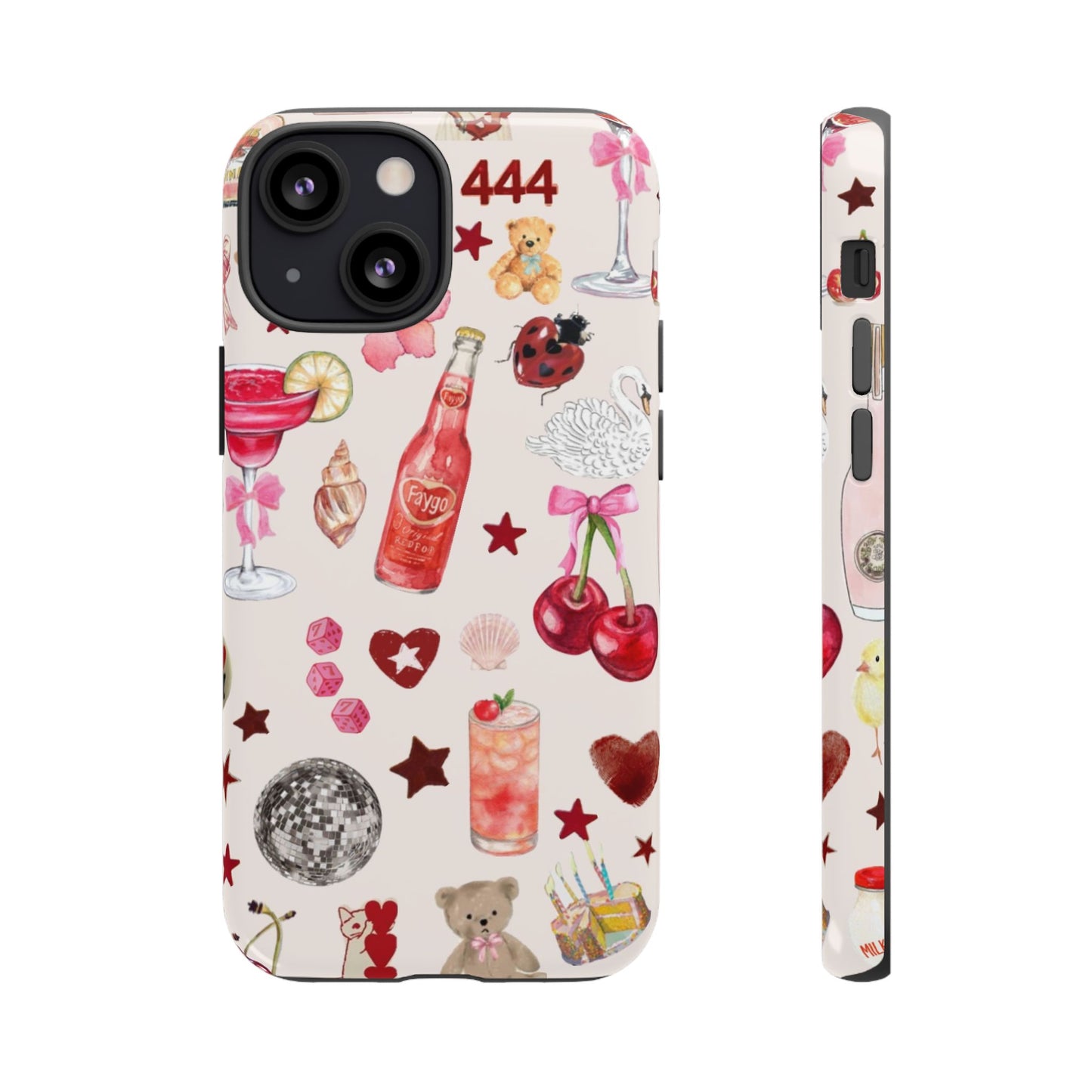 Pink Clutter iPhone Case