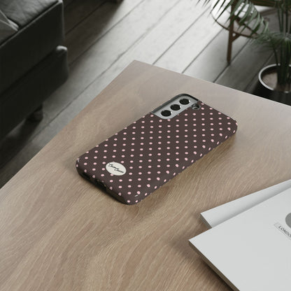 Brown Polka Dot Samsung Case