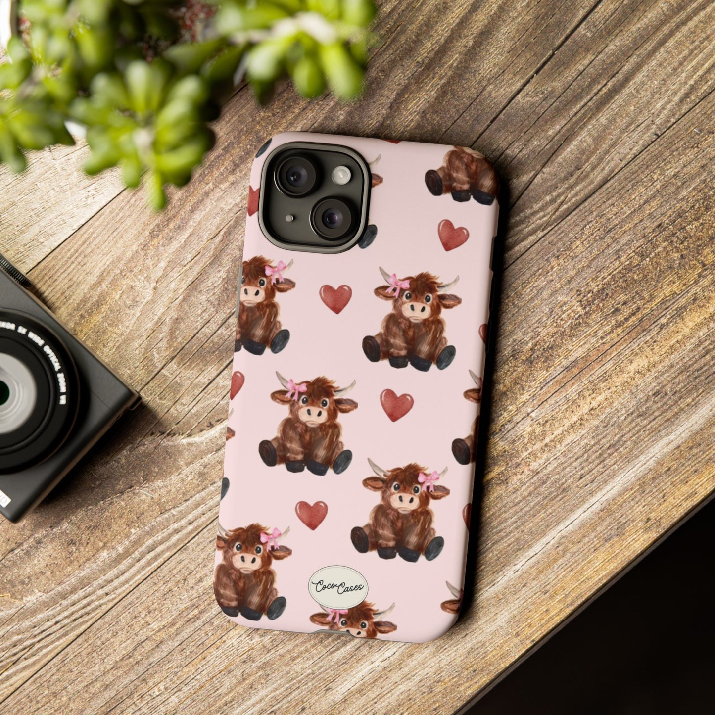 Highland Hearts iPhone Case
