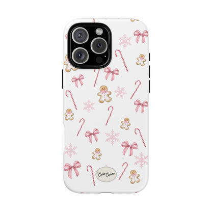 Pink Christmas iPhone Case