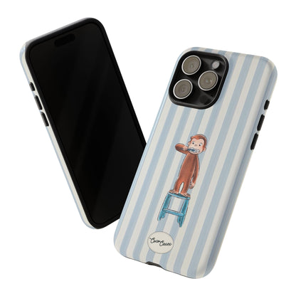 Striped Monkey iPhone Case