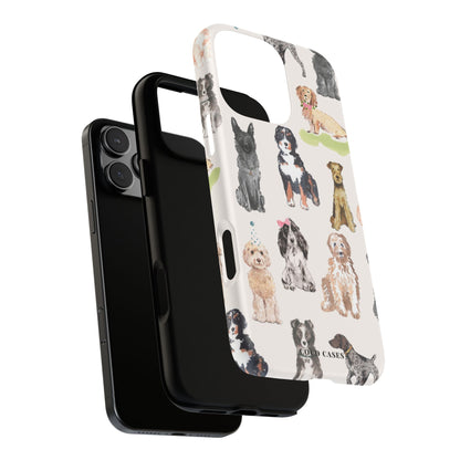 Puppy Party iPhone Case