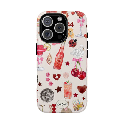 Pink Clutter iPhone Case