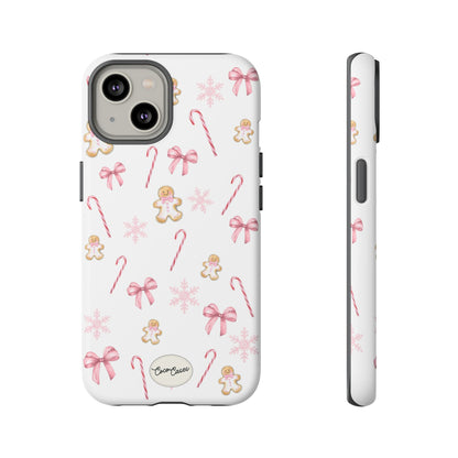 Pink Christmas iPhone Case