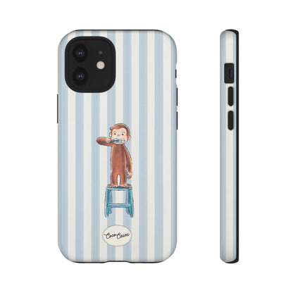 Striped Monkey iPhone Case