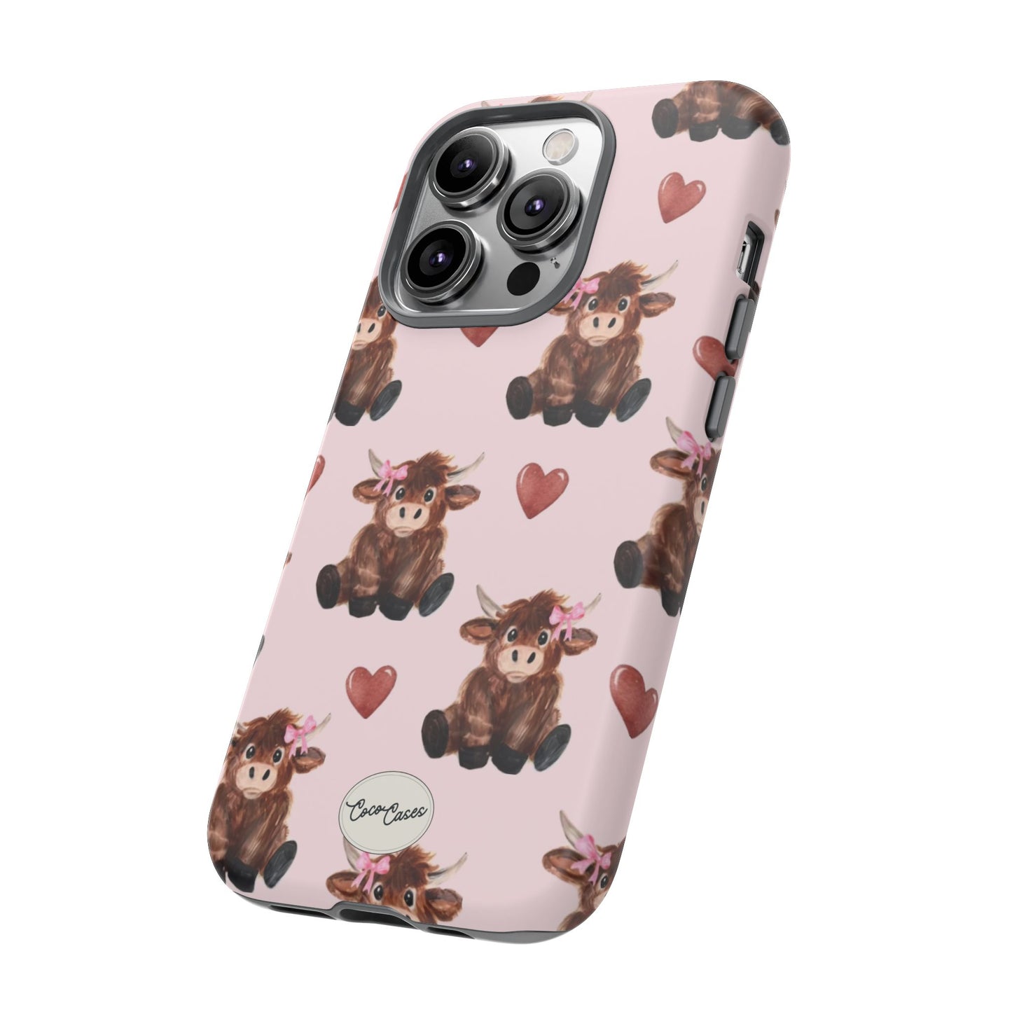 Highland Hearts iPhone Case