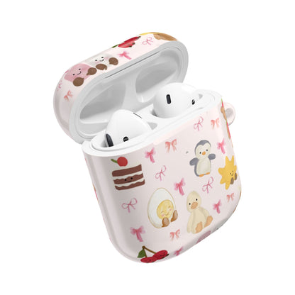 Pink Teddy AirPod Cases
