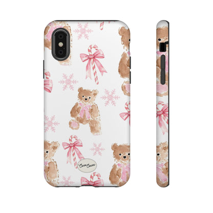 Blush Noel Bear iPhone Case