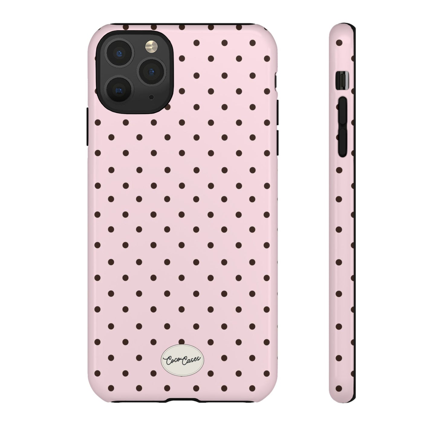 Pink Polka Dot iPhone Case