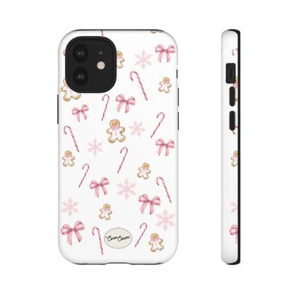 Pink Christmas iPhone Case