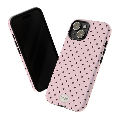 Pink Polka Dot iPhone Case