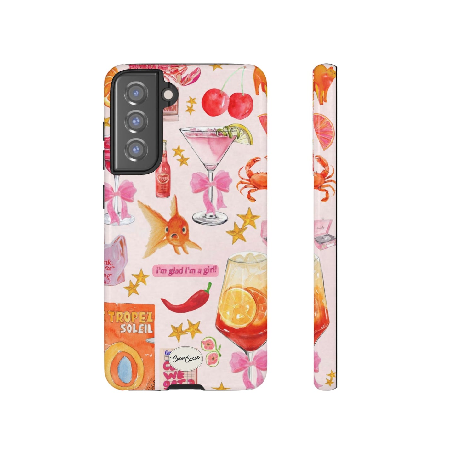 I'm glad I'm a girl Samsung Case