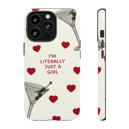 Literally A Girl iPhone Case