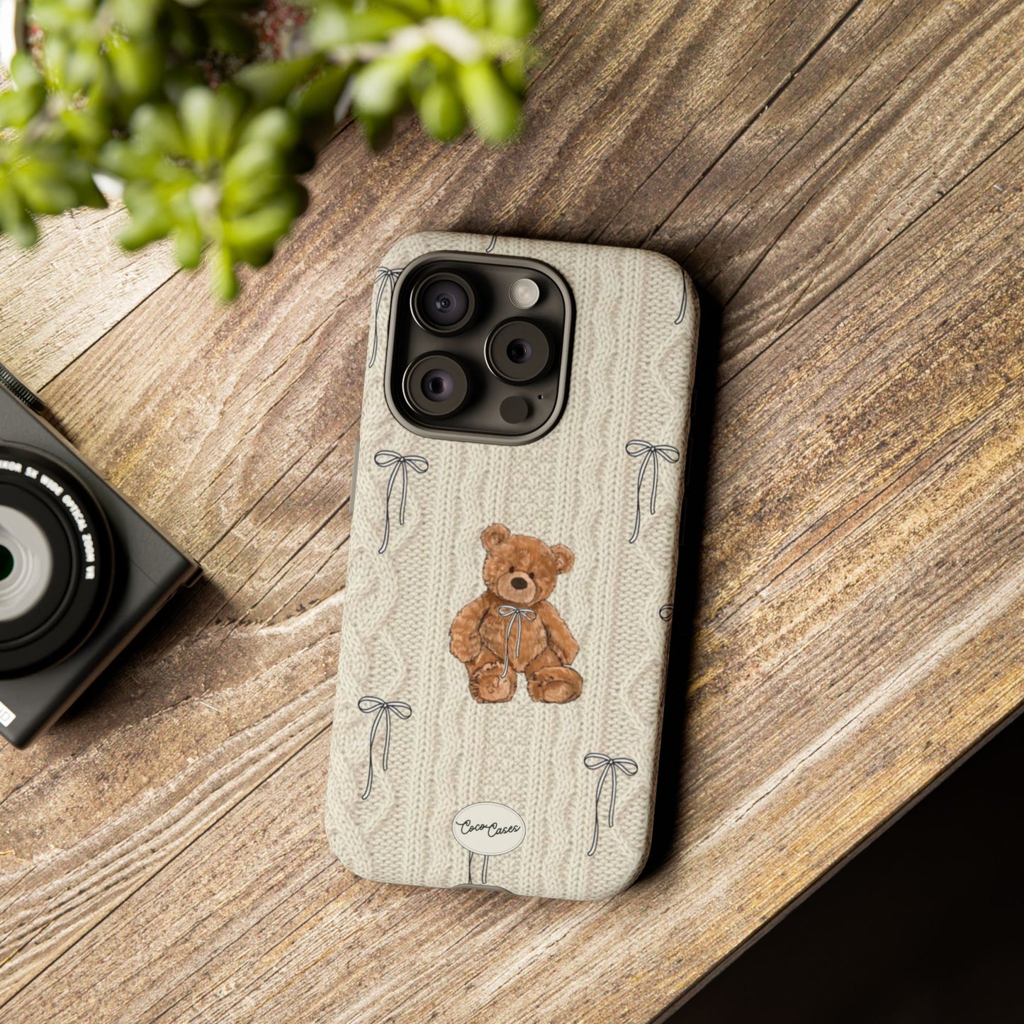 Little Bow Bear iPhone Case