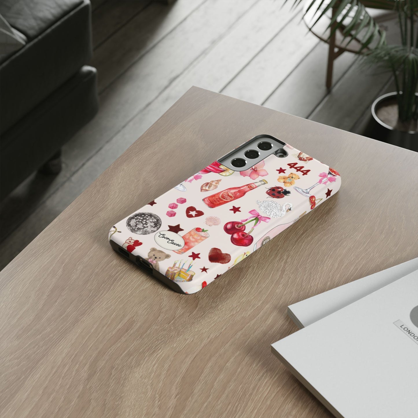 Pink Clutter Samsung Case
