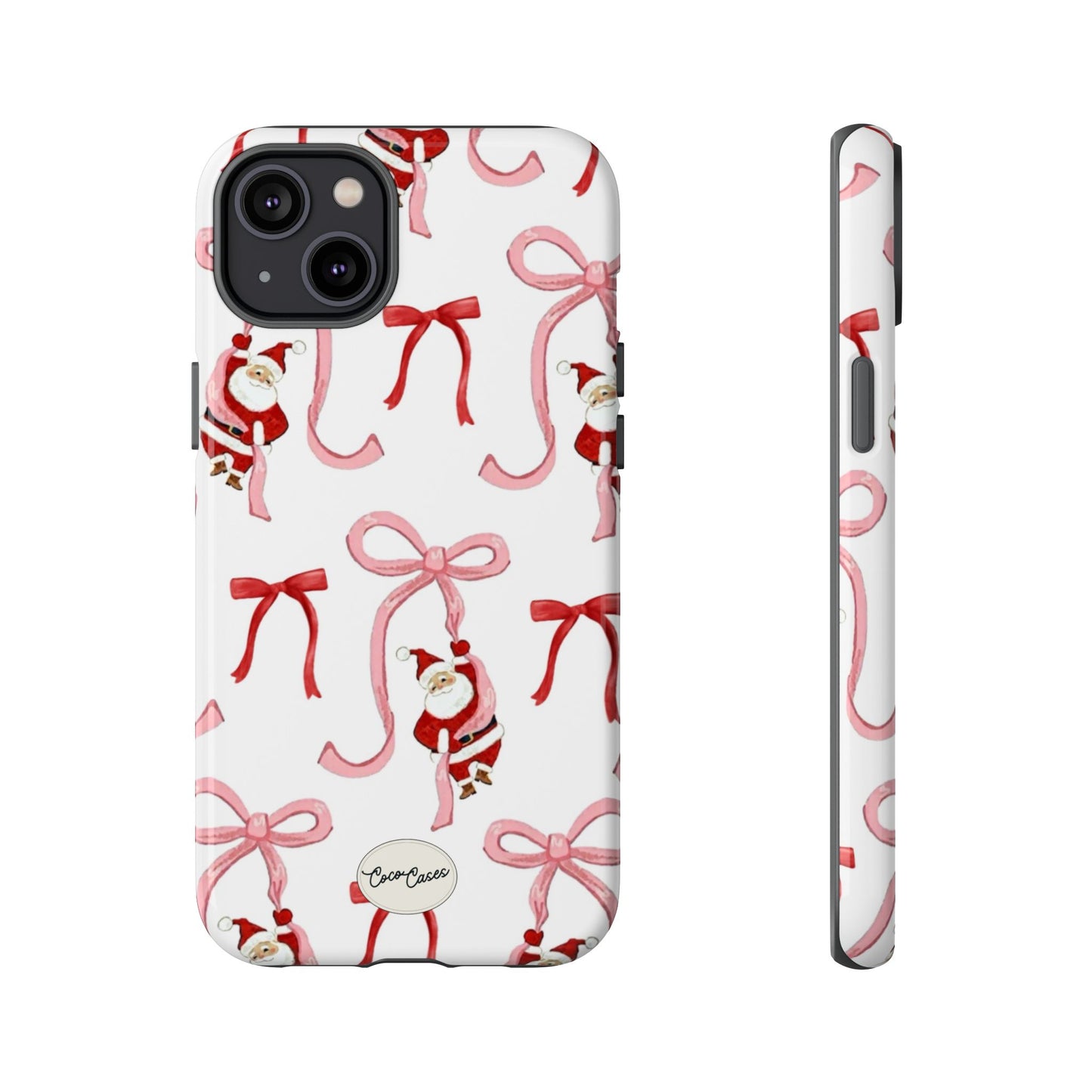 Santa’s Bow Ride iPhone Case