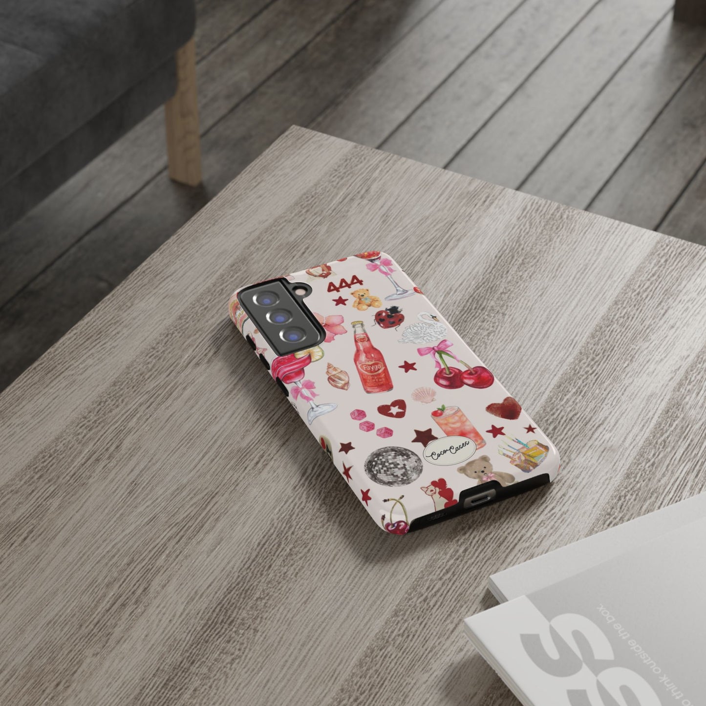 Pink Clutter Samsung Case