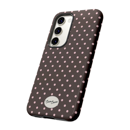 Brown Polka Dot Samsung Case