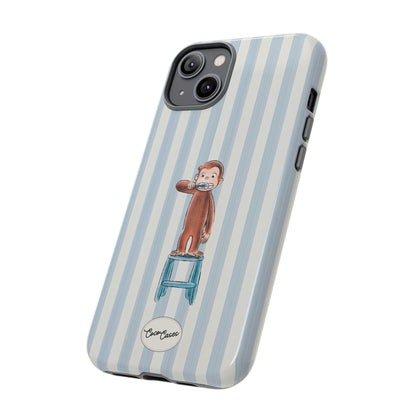 Striped Monkey iPhone Case