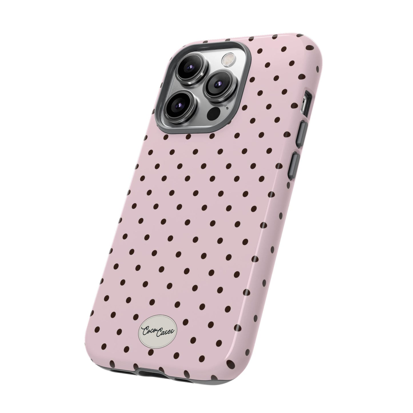 Pink Polka Dot iPhone Case