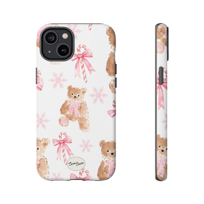 Blush Noel Bear iPhone Case