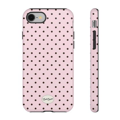 Pink Polka Dot iPhone Case