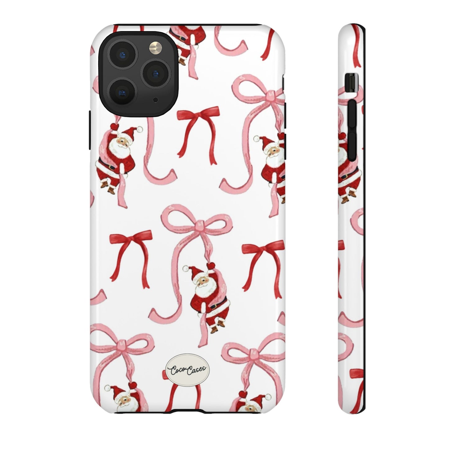 Santa’s Bow Ride iPhone Case