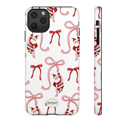 Santa’s Bow Ride iPhone Case