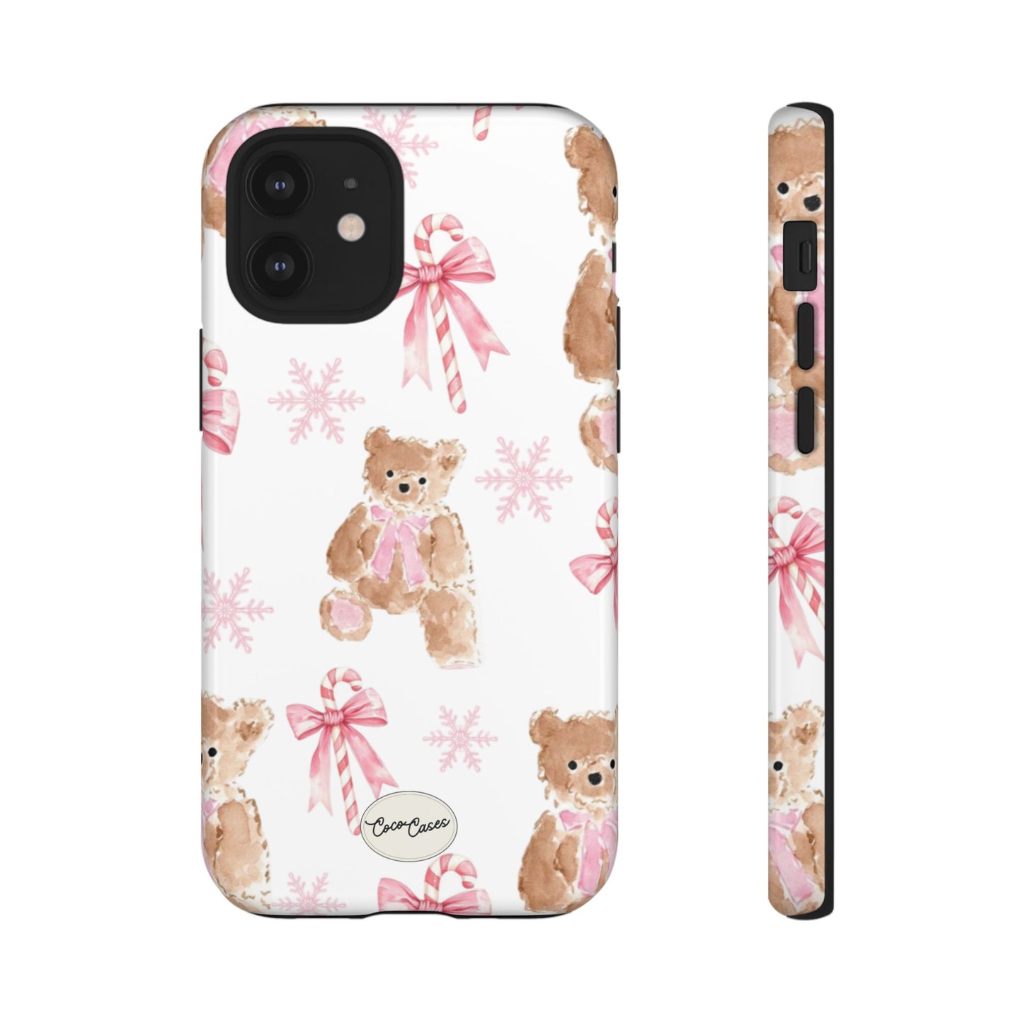 Blush Noel Bear iPhone Case