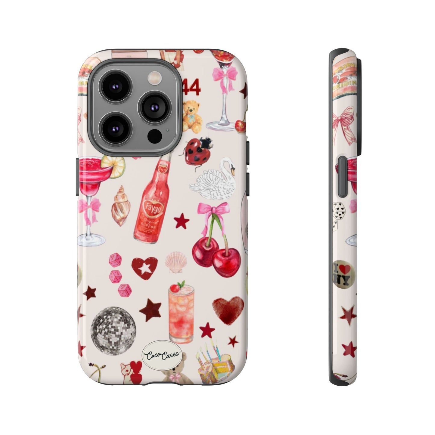 Pink Clutter iPhone Case