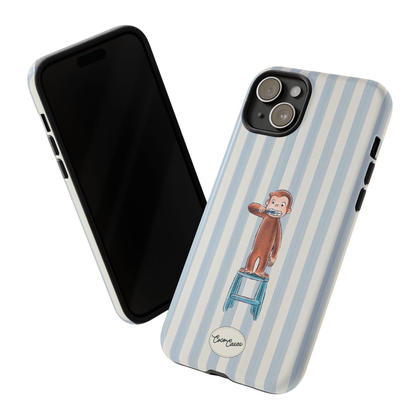 Striped Monkey iPhone Case
