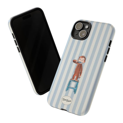 Striped Monkey iPhone Case