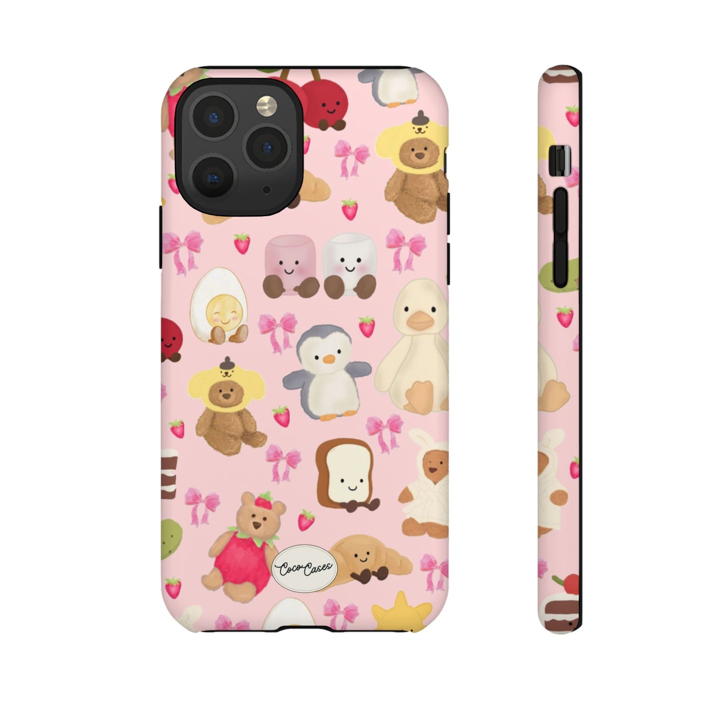 Strawberry Teddies iPhone Case