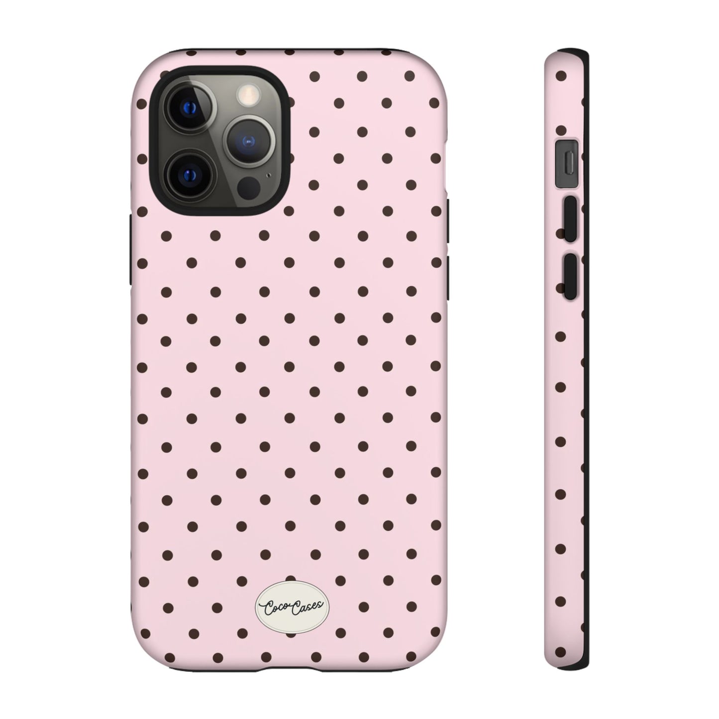 Pink Polka Dot iPhone Case