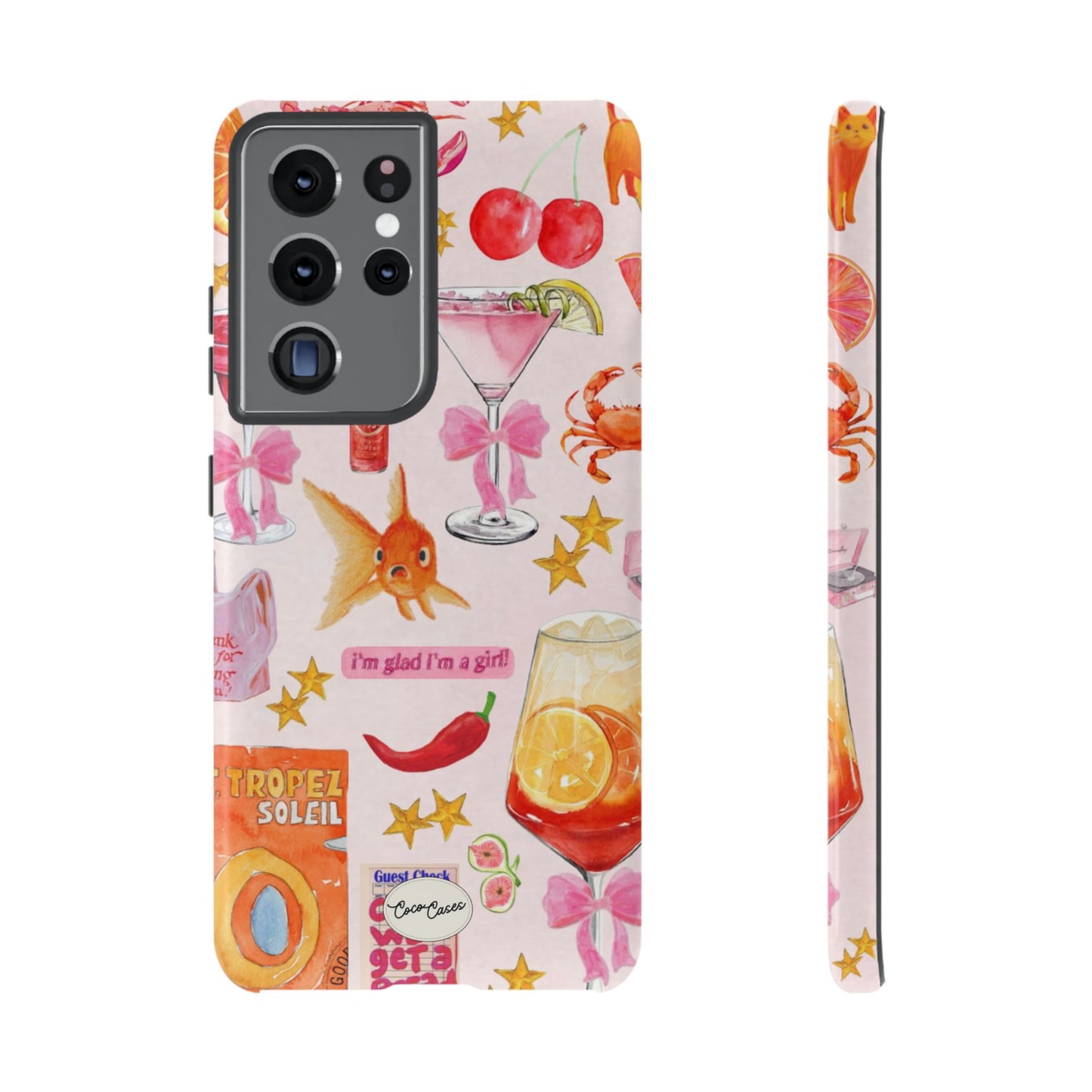 I'm glad I'm a girl Samsung Case