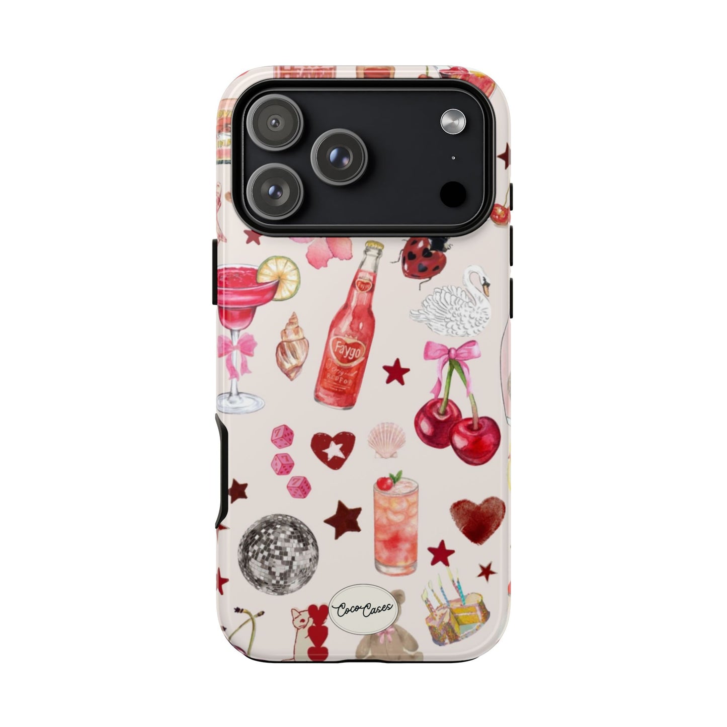 Pink Clutter iPhone Case