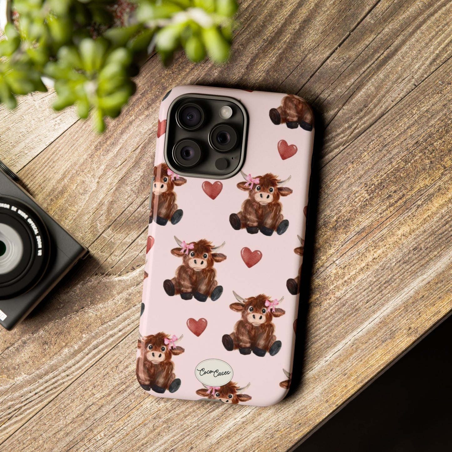 Highland Hearts iPhone Case