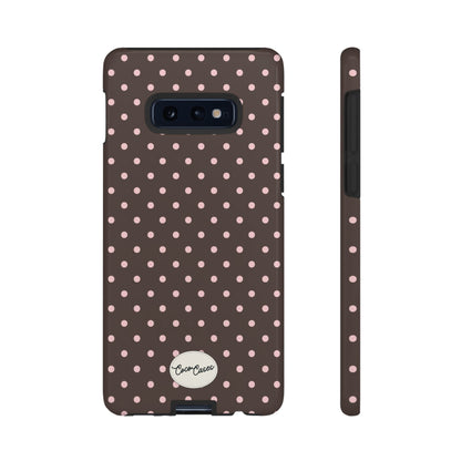 Brown Polka Dot Samsung Case