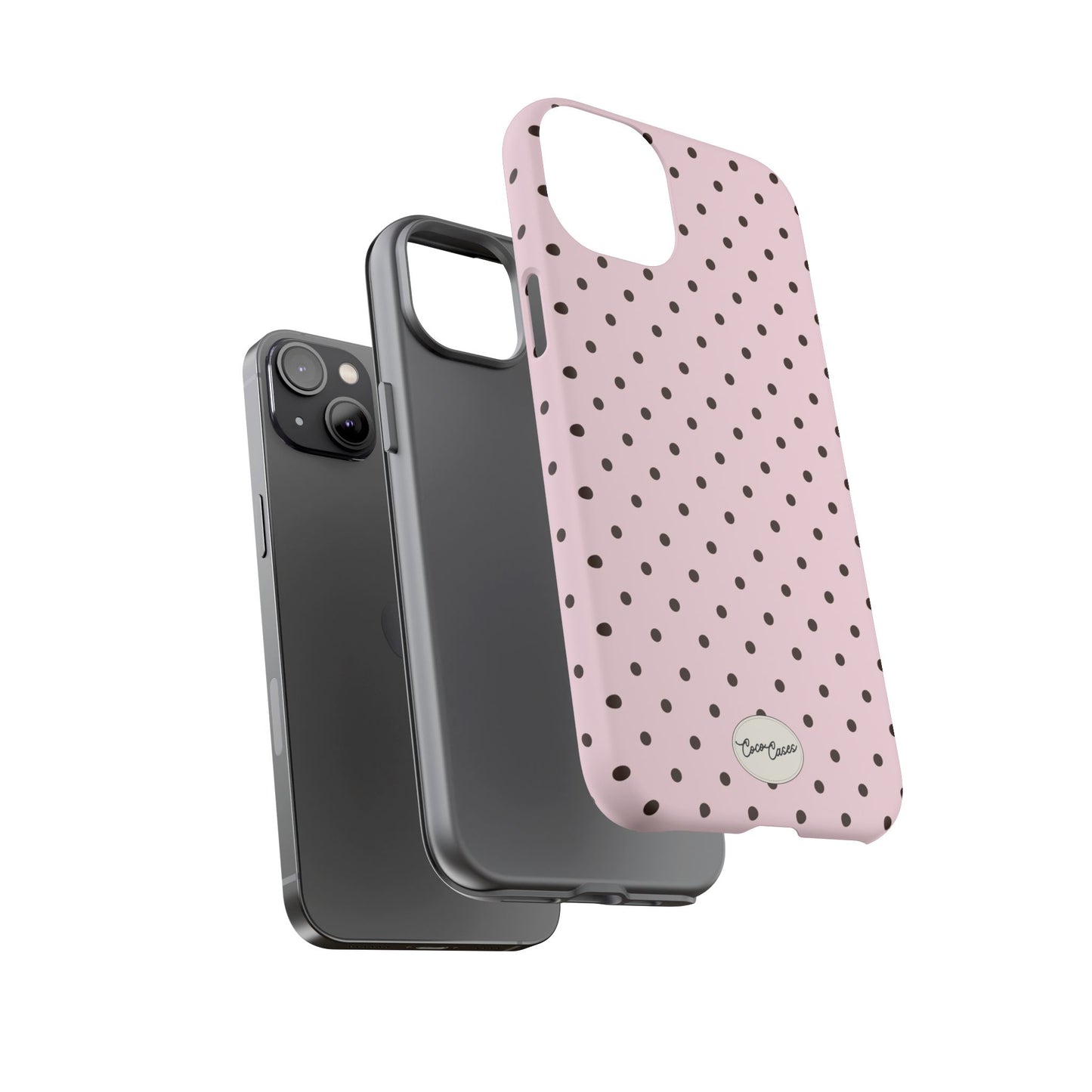 Pink Polka Dot iPhone Case