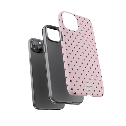 Pink Polka Dot iPhone Case