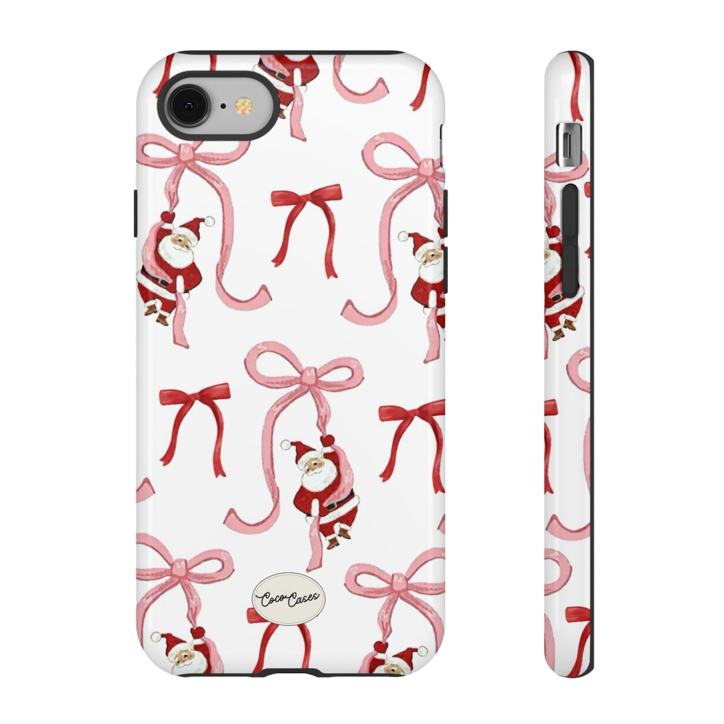 Santa’s Bow Ride iPhone Case
