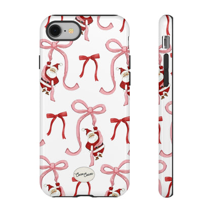 Santa’s Bow Ride iPhone Case