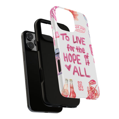 to live for the hope of it all iPhone Case