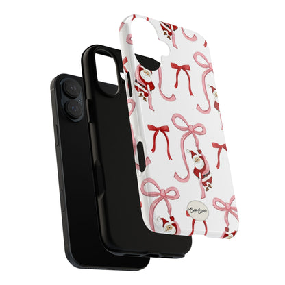 Santa’s Bow Ride iPhone Case