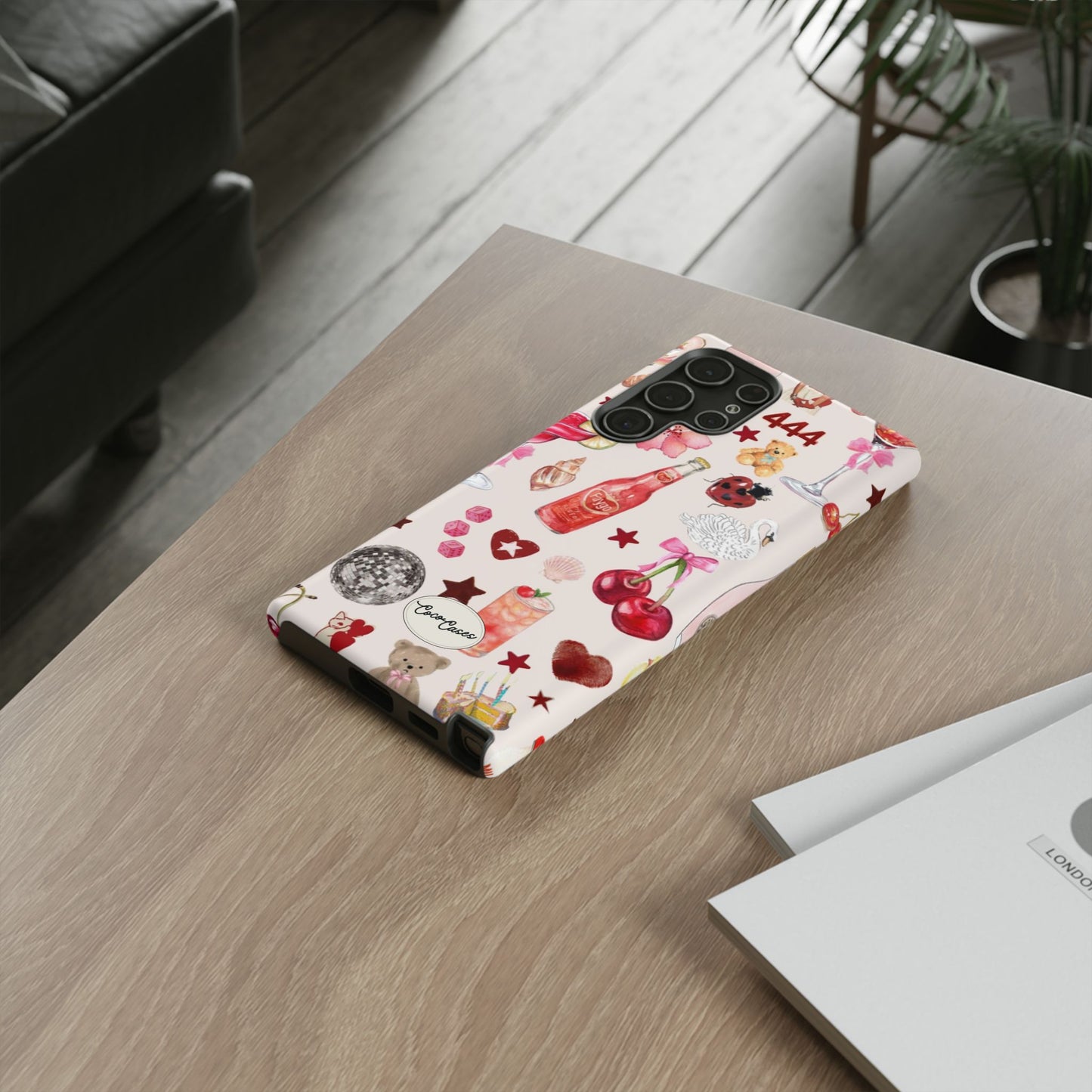 Pink Clutter Samsung Case