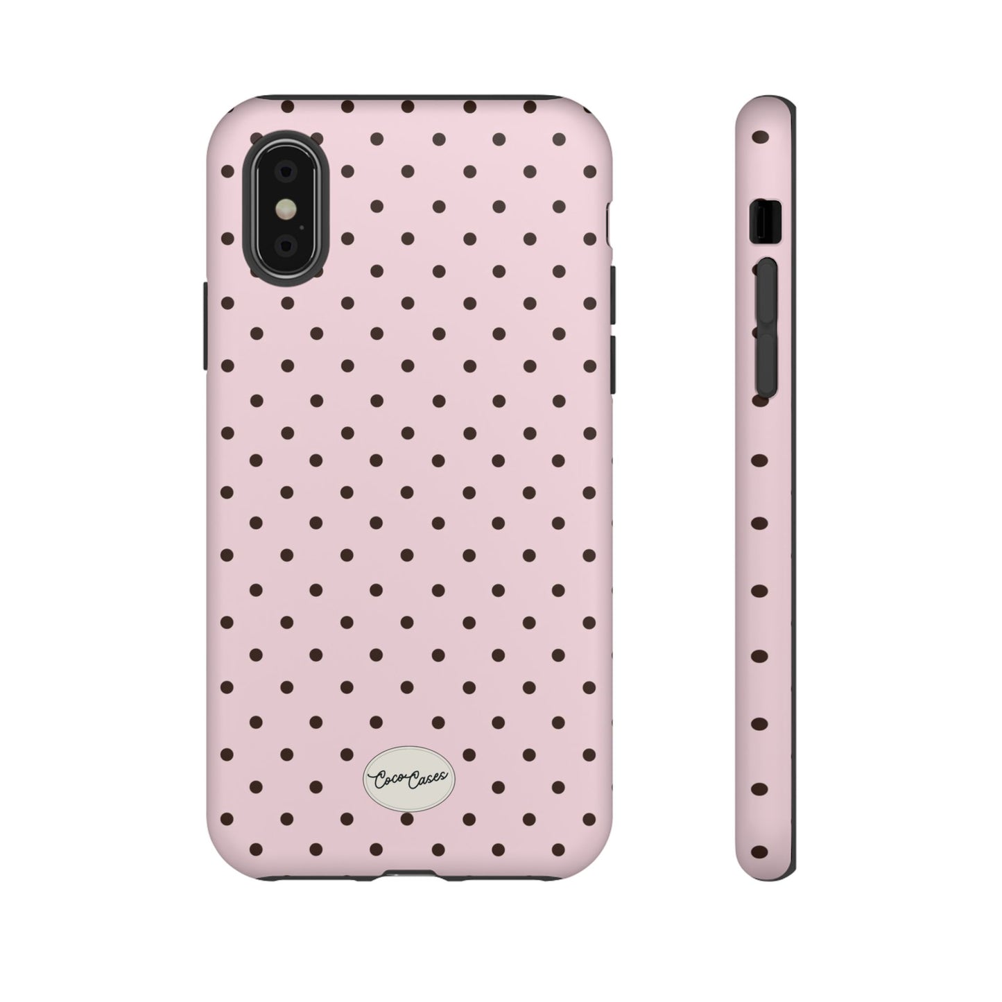 Pink Polka Dot iPhone Case