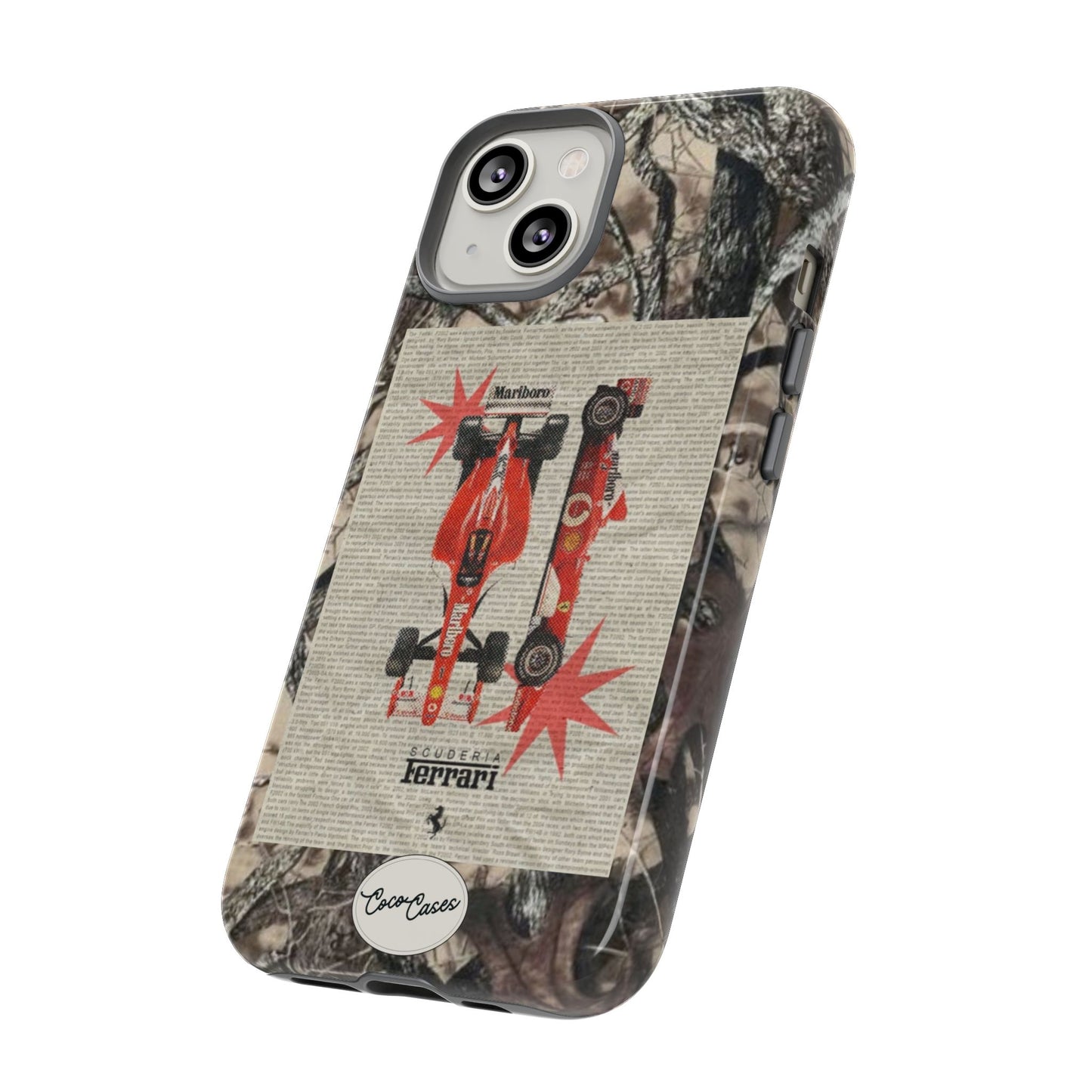 Camouflage Ferrari iPhone Case