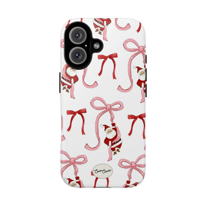 Santa’s Bow Ride iPhone Case