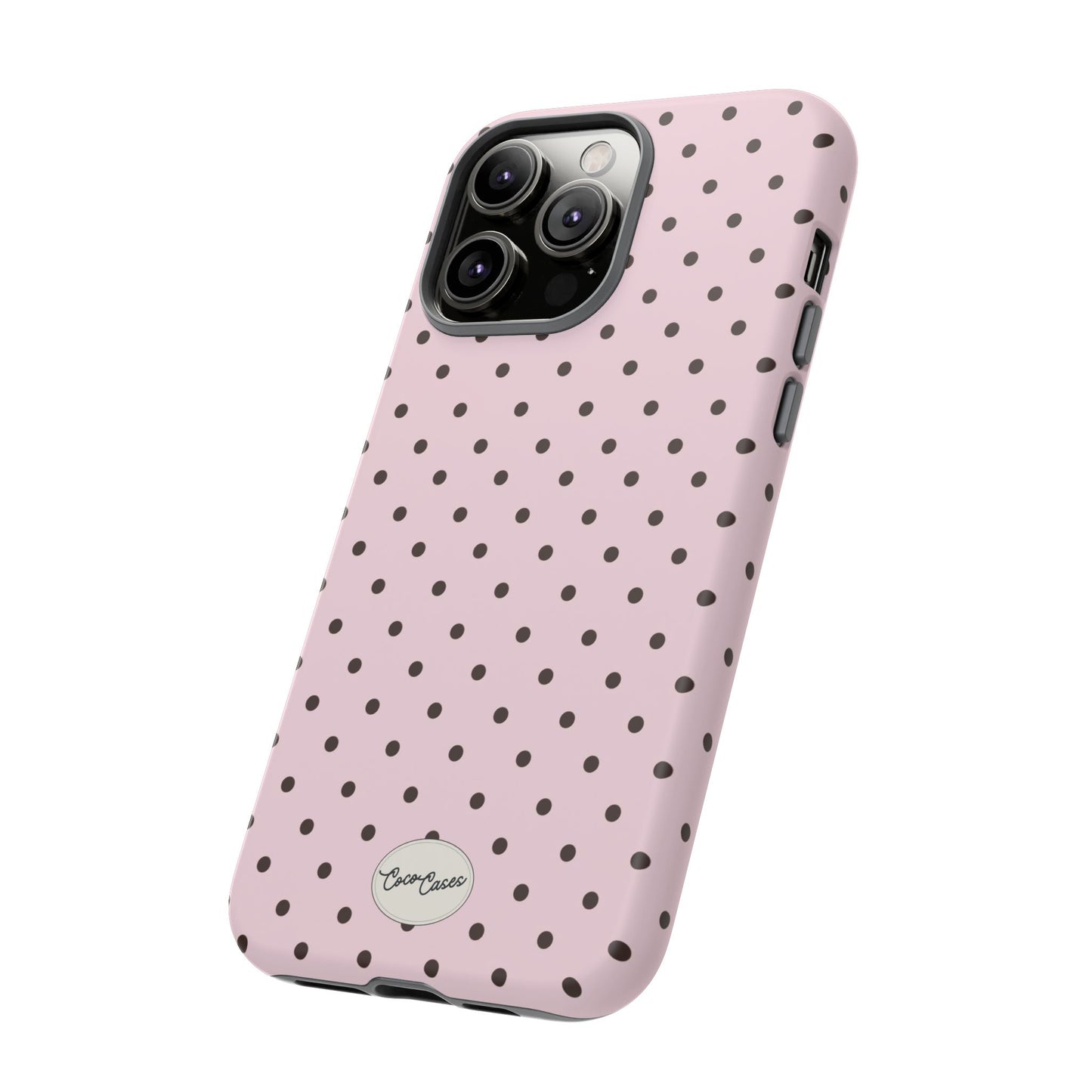 Pink Polka Dot iPhone Case