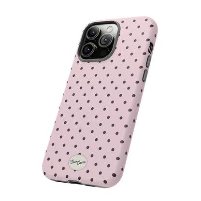 Pink Polka Dot iPhone Case